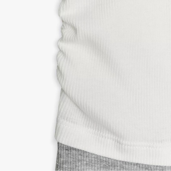 DOUBLE RIB RUCHED T-SHIRT - Picture 6 of 6